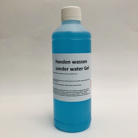 Handen wassen zonder water gel 500 ml